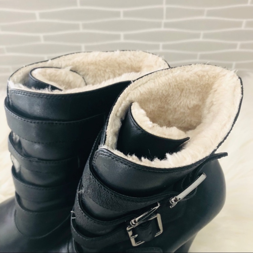 Gianni Bini | Black Booties Faux Fur 6M - Picture 6 of 8